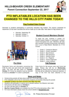 September 22 Elementary News