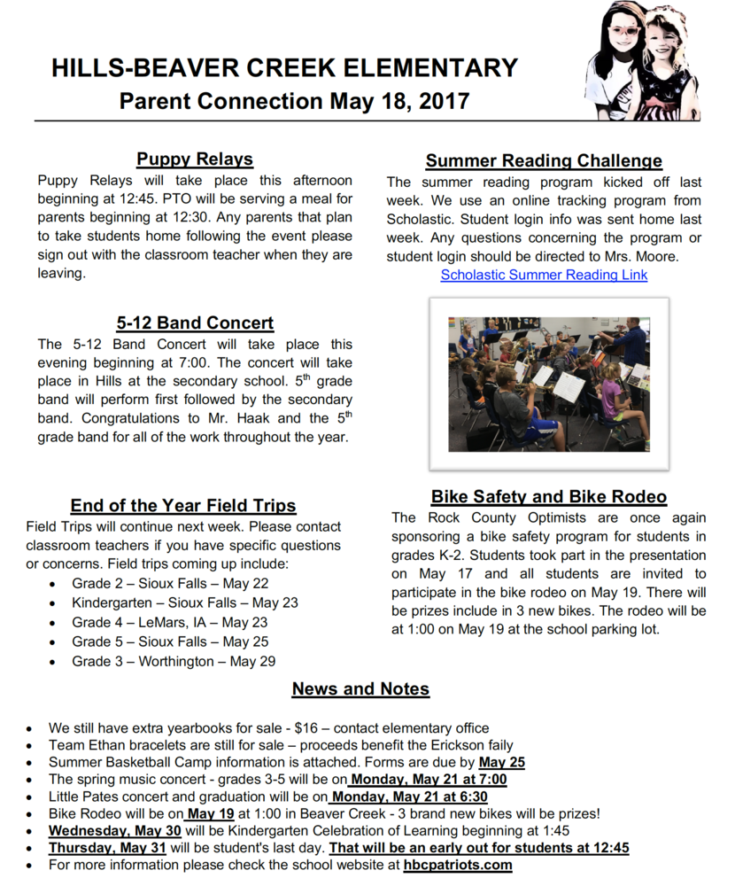 Parent Connection May 18